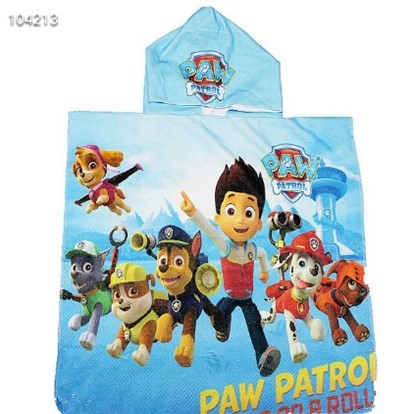 Cotton Bath towels for kids - PAW Patrol with Ryder